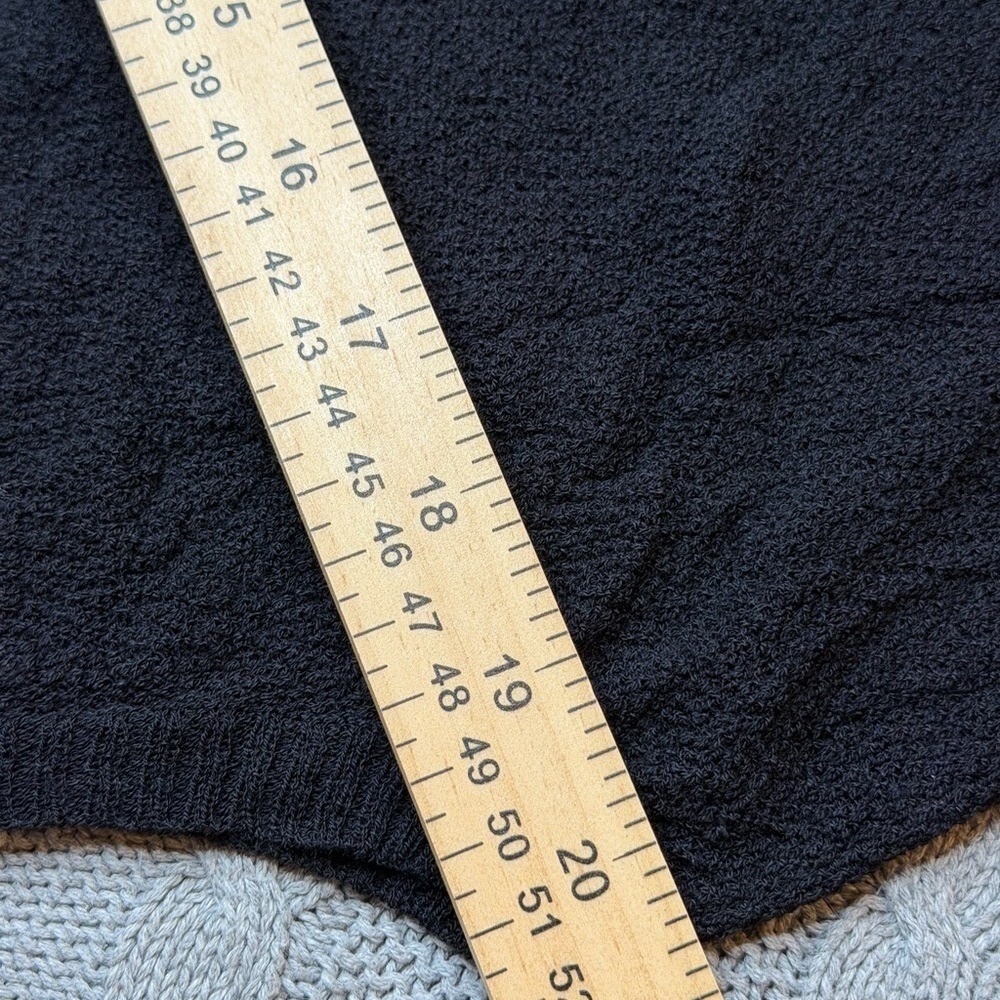 Eileen Fisher Women's Medium 100% Wool Knit Vest Sleeveless Cardigan Pockets - Picture 6 of 7
